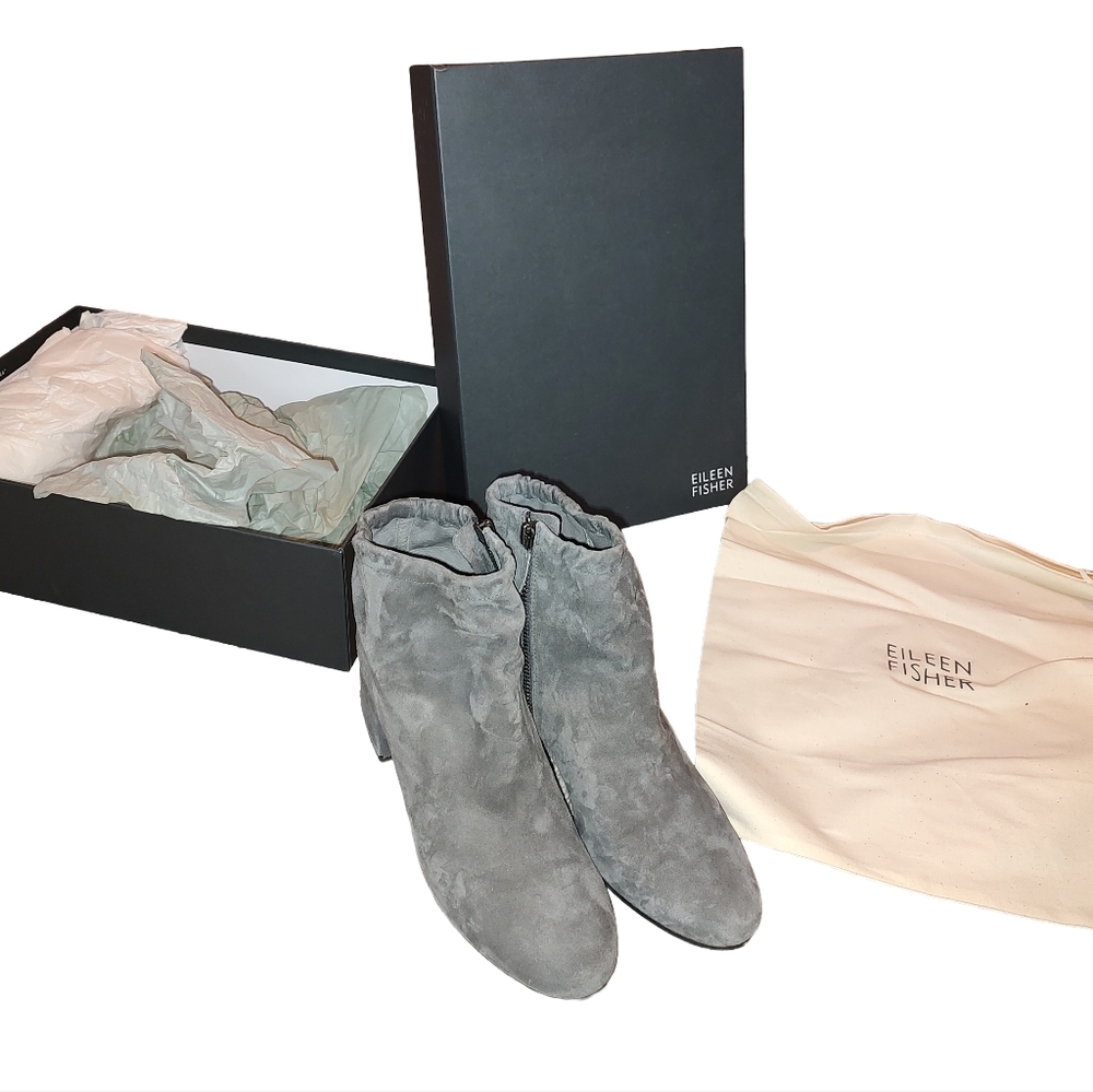 Eileen Fisher Hollis Suede Boots